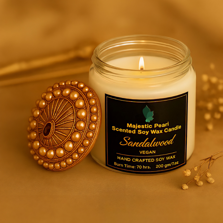 Majestic Pearl Scented Soy Wax Candle