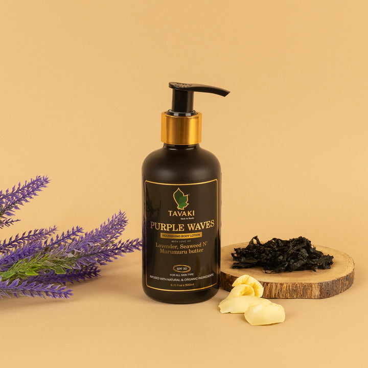 Purple Waves Nourishing Body Lotion With Sun Protection