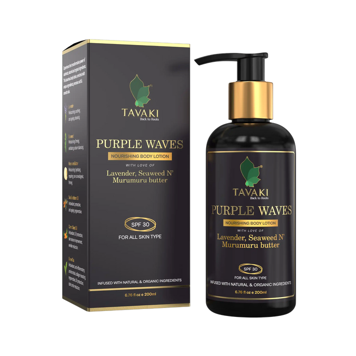 Purple Waves Nourishing Body Lotion With Sun Protection