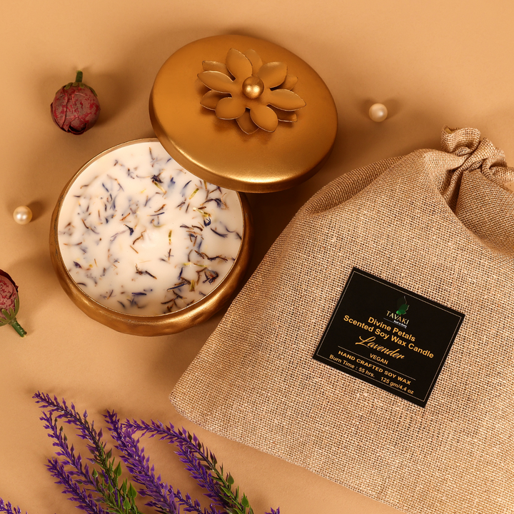 Divine Petals Scented Soy Wax Candle