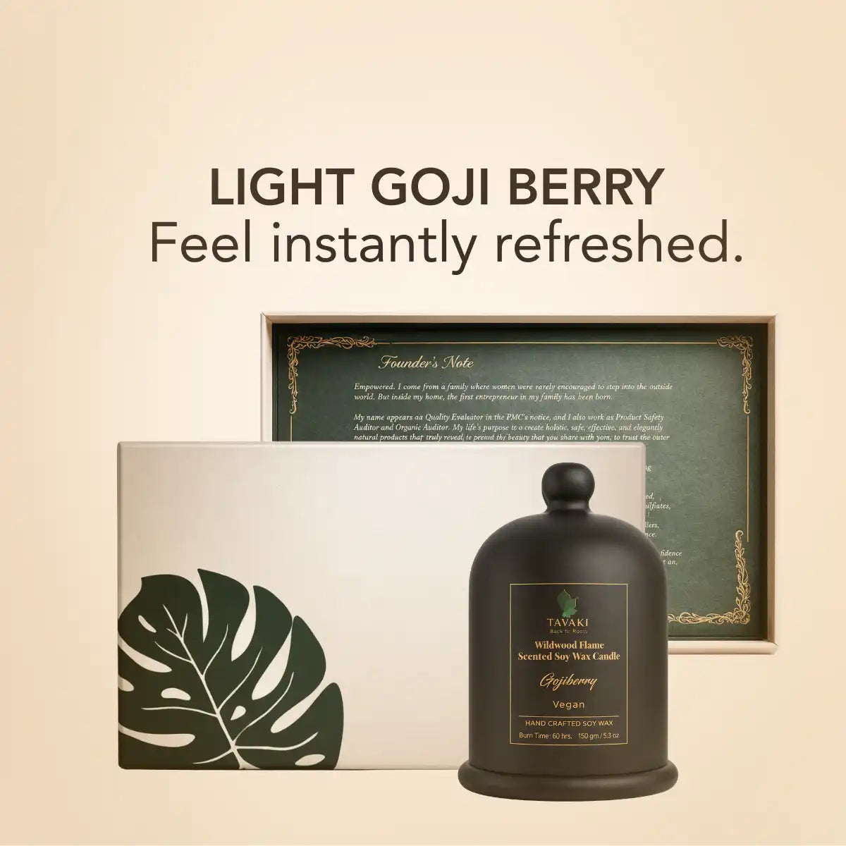 Moonlit Bell Jar Scented Soy Wax Candle – Goji Berry