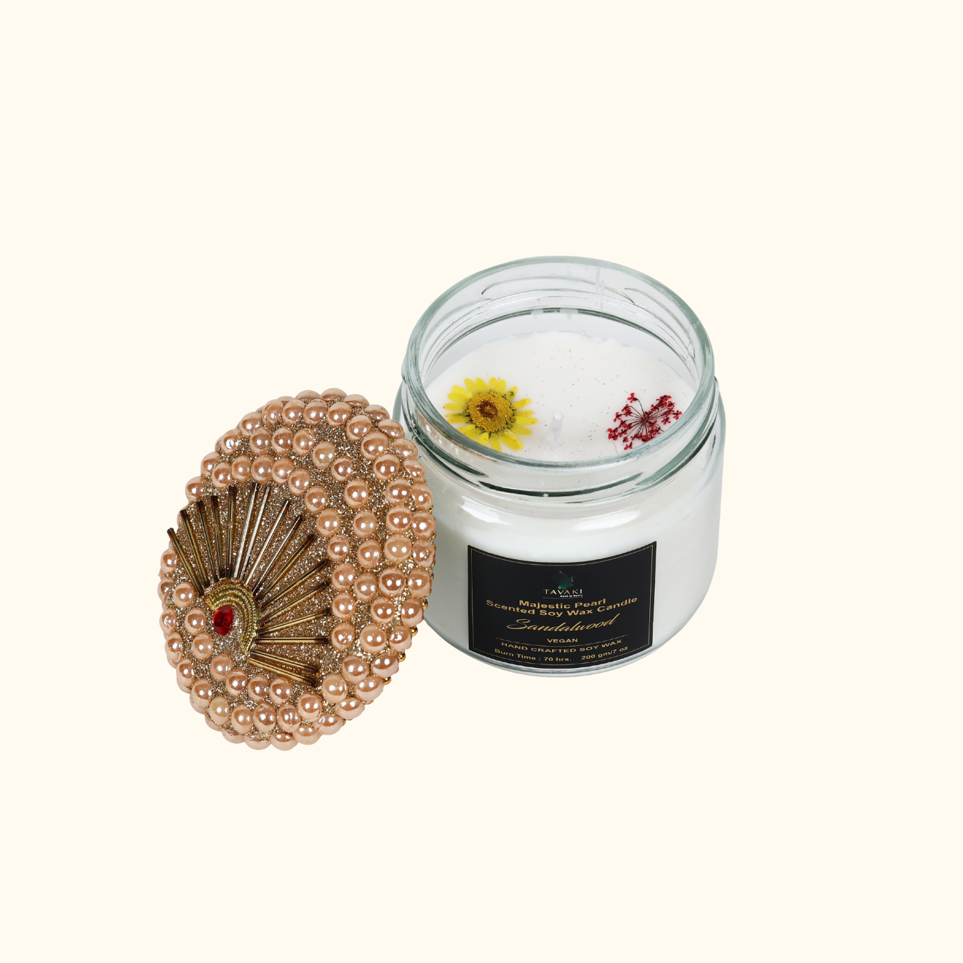 Majestic Pearl Scented Soy Wax Candle