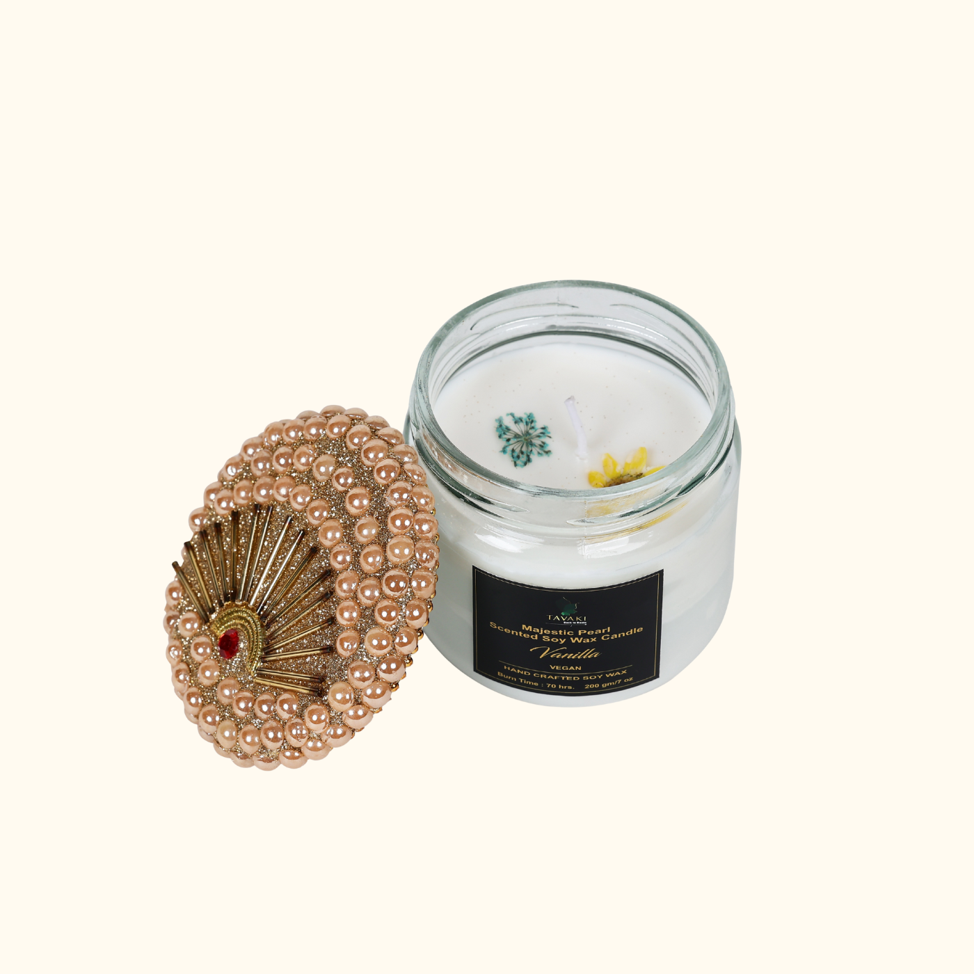 Majestic Pearl Scented Soy Wax Candle