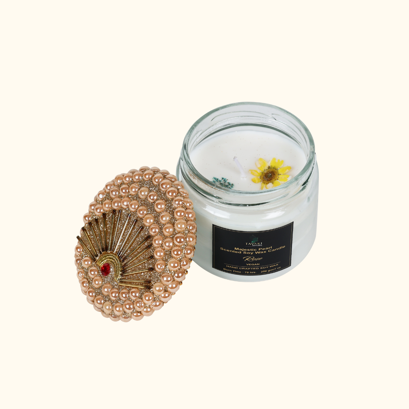 Majestic Pearl Scented Soy Wax Candle