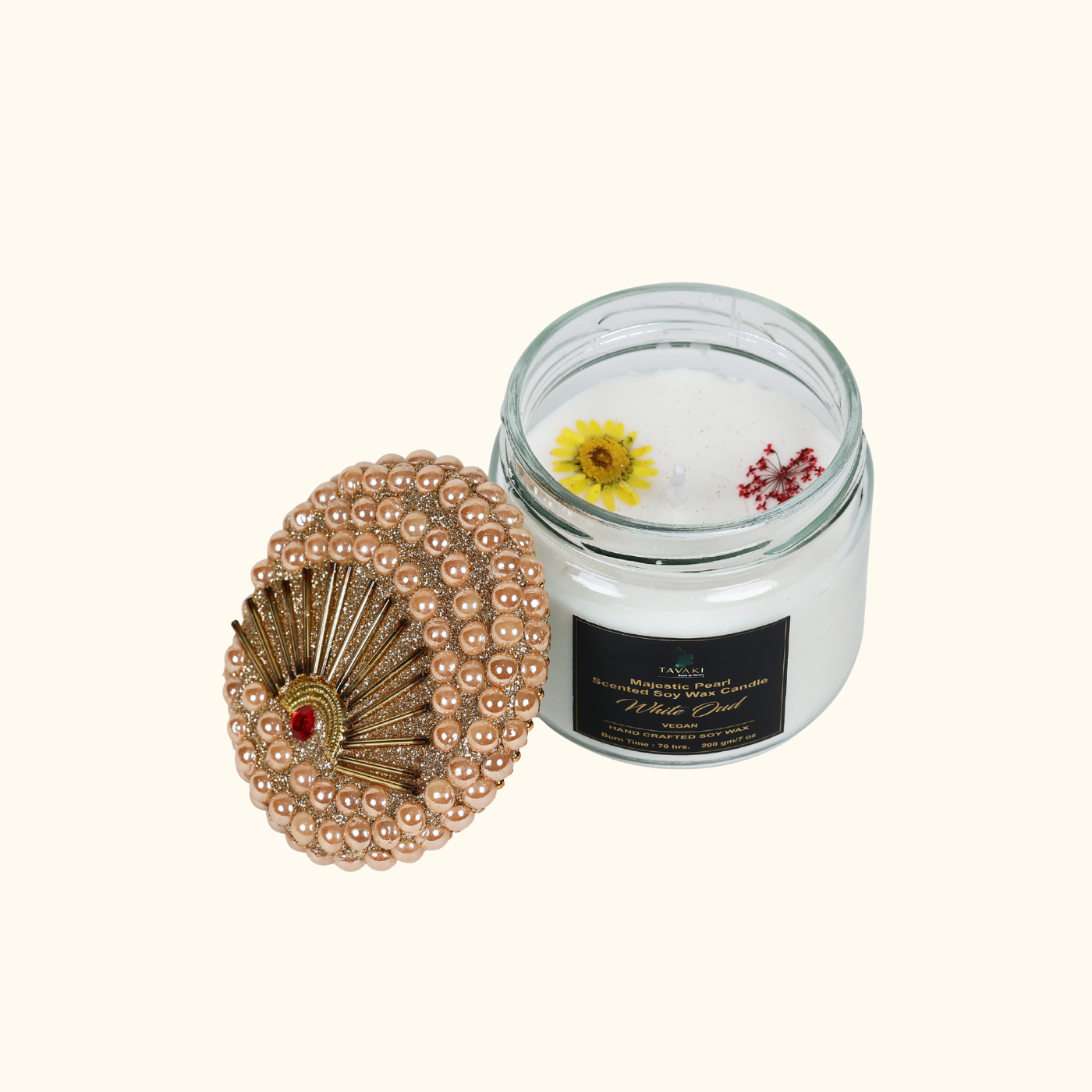 Majestic Pearl Scented Soy Wax Candle