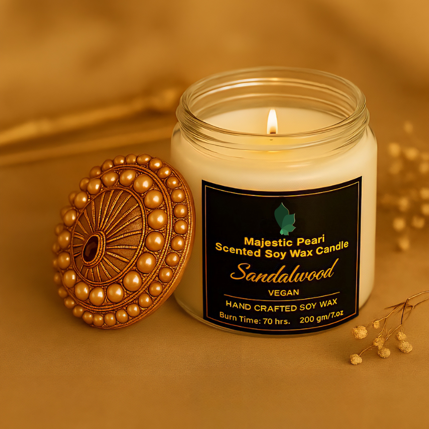 Majestic Pearl Scented Soy Wax Candle