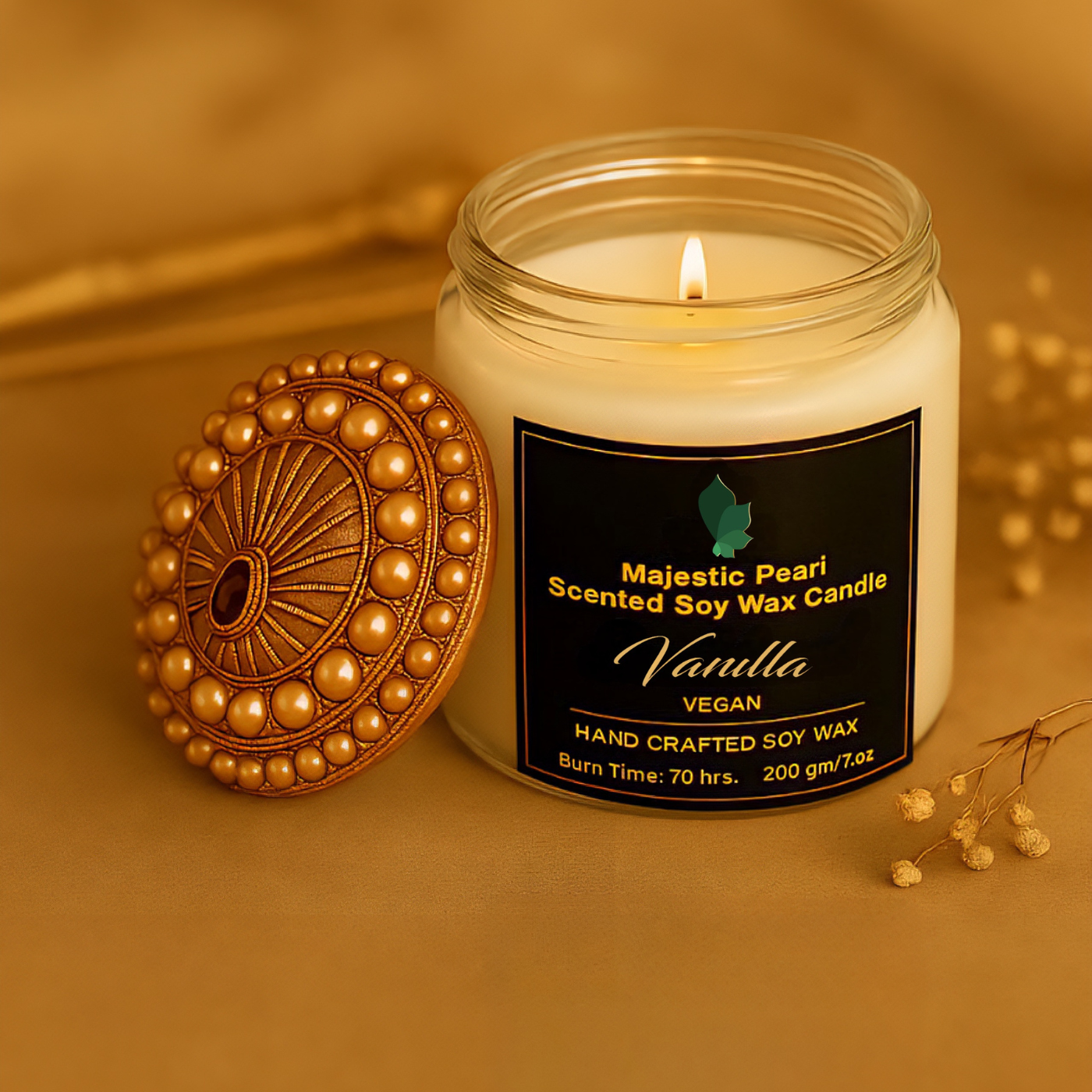 Majestic Pearl Scented Soy Wax Candle
