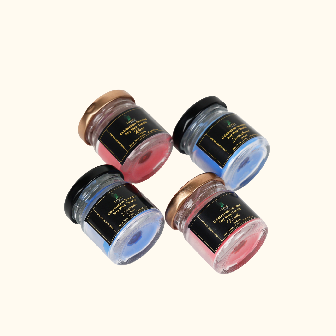 Celebration Scented Soy Wax Candle — Pack of 4