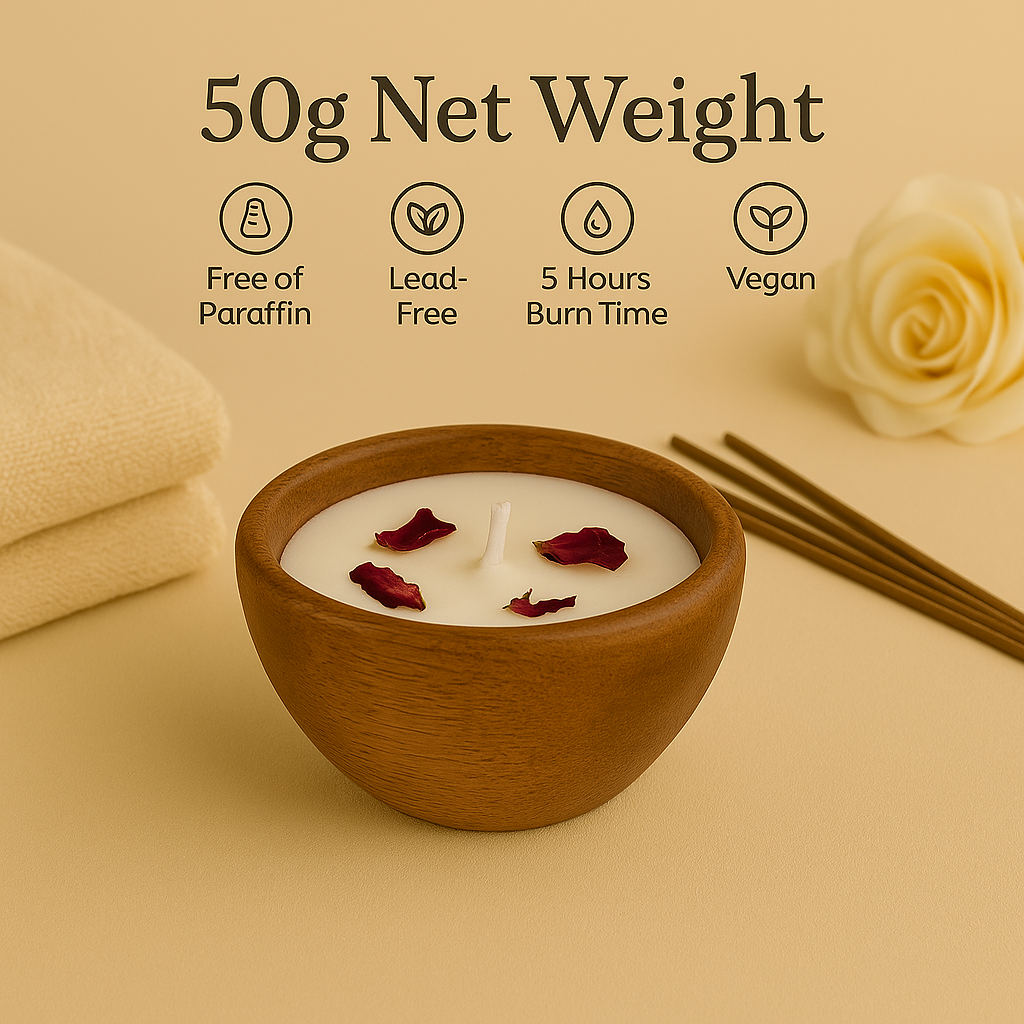 Sustainable Aroma Diya Scented Soy Wax Candle