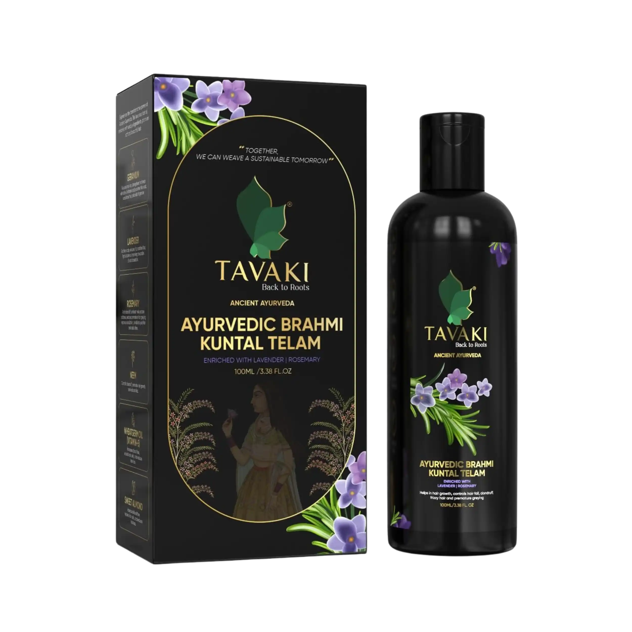 Ayurvedic Brahmi Kuntal With Rosemery Oil