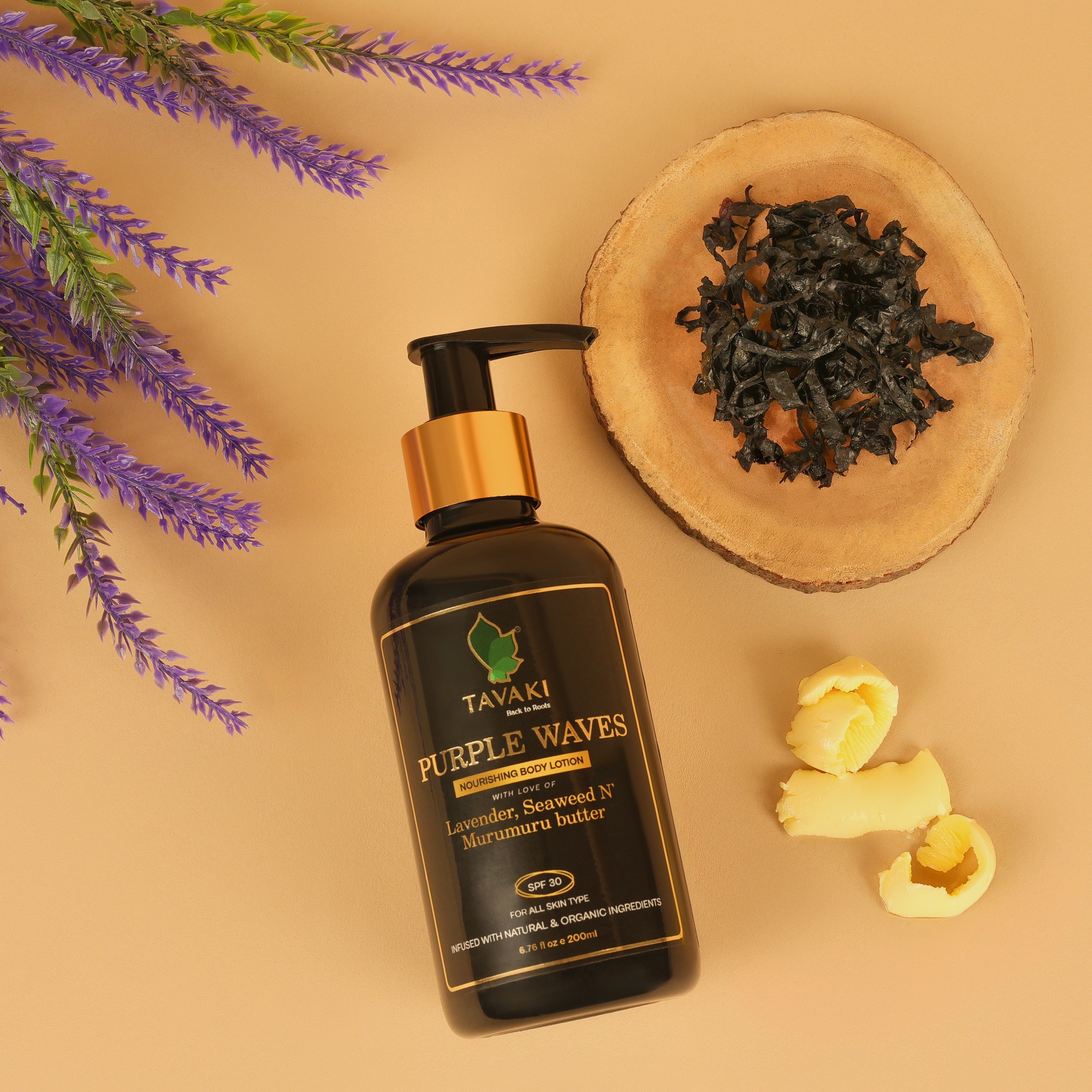 Purple Waves Nourishing Body Lotion With Sun Protection