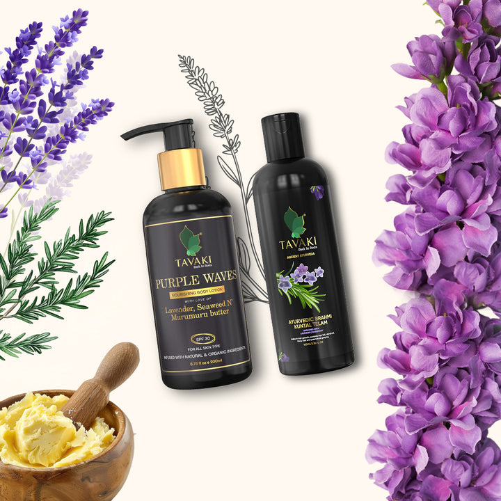 Tavaki Ayurveda & Natural Waves Ritual — A Luxurious Duo of Ayurvedic Hair Revival and Plant-Powered Skin Nourishment.