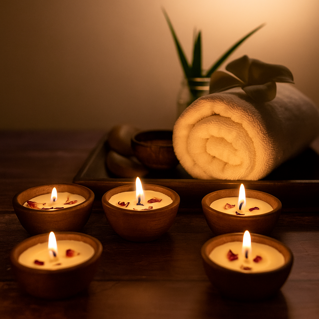 Sustainable Aroma Diya Scented Soy Wax Candle