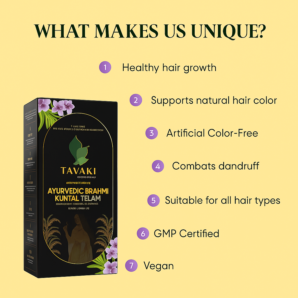 Ayurvedic Brahmi Kuntal With Rosemery Oil