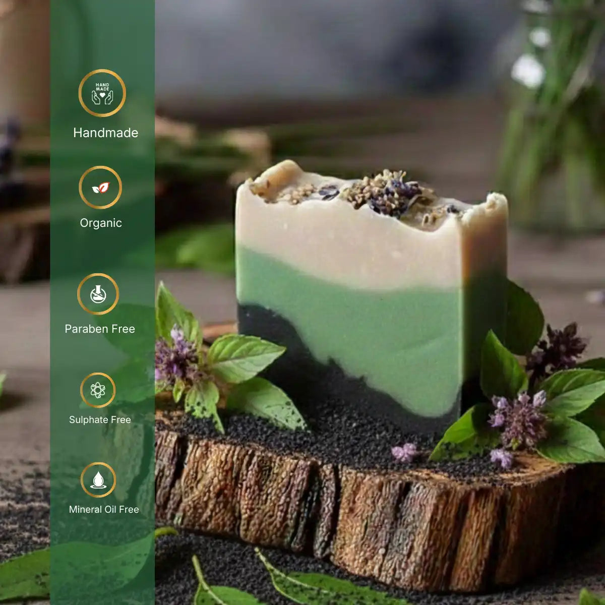 Divine Detox – Neem, Tulsi & Activated Charcoal