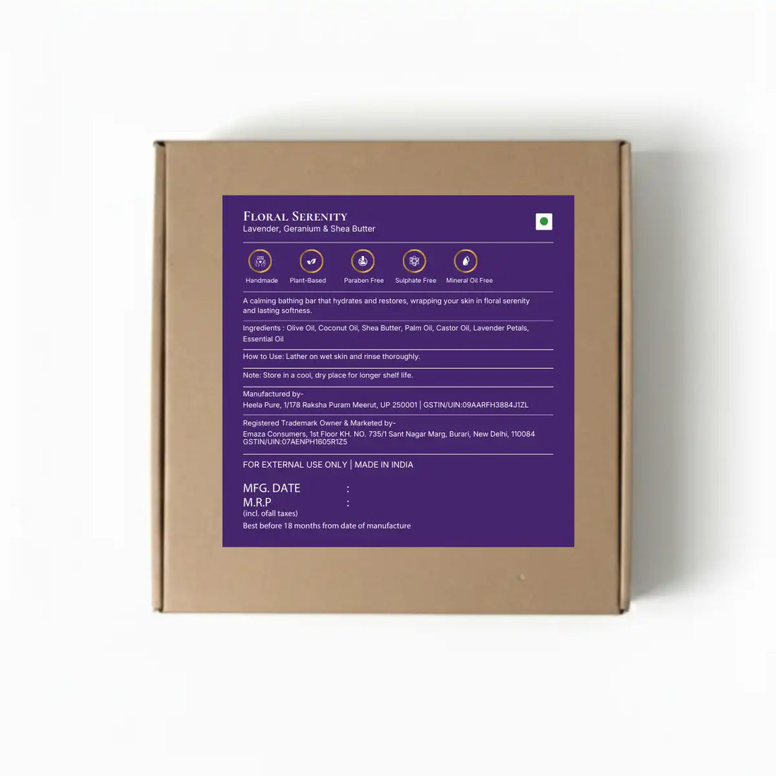 Floral Serenity – Lavender, Geranium & Shea Butter