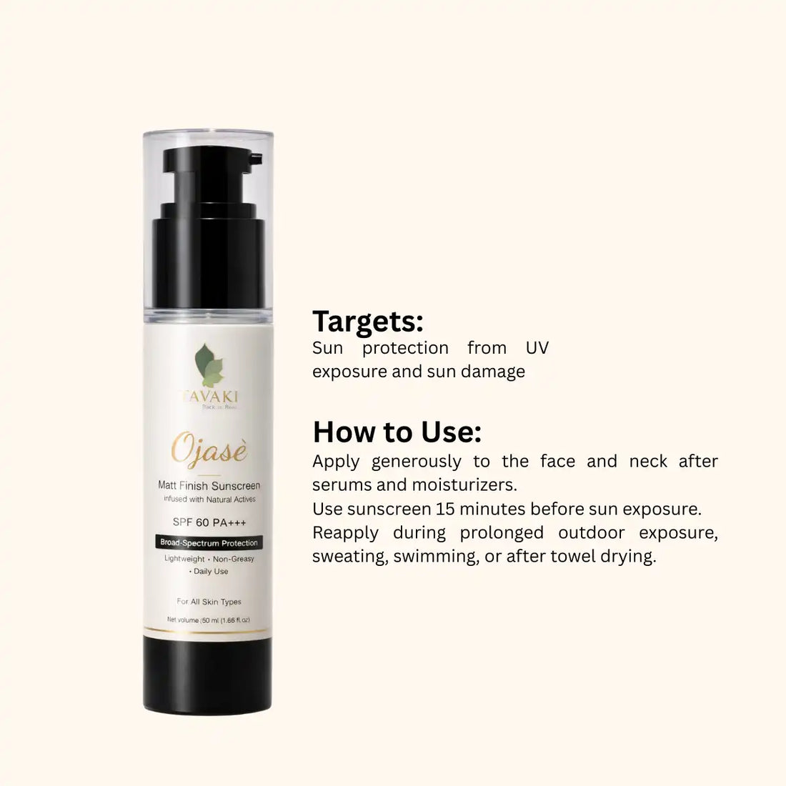 Ojase Sunscream