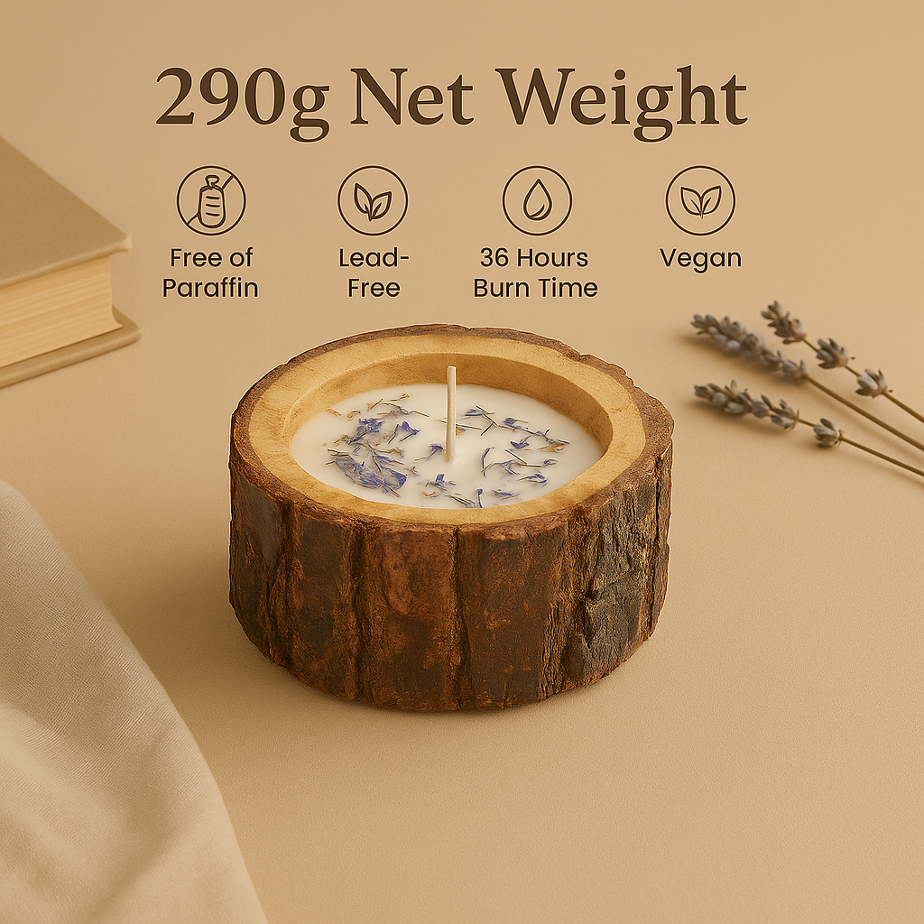 Rustic Charm Scented Soy Wax Candle