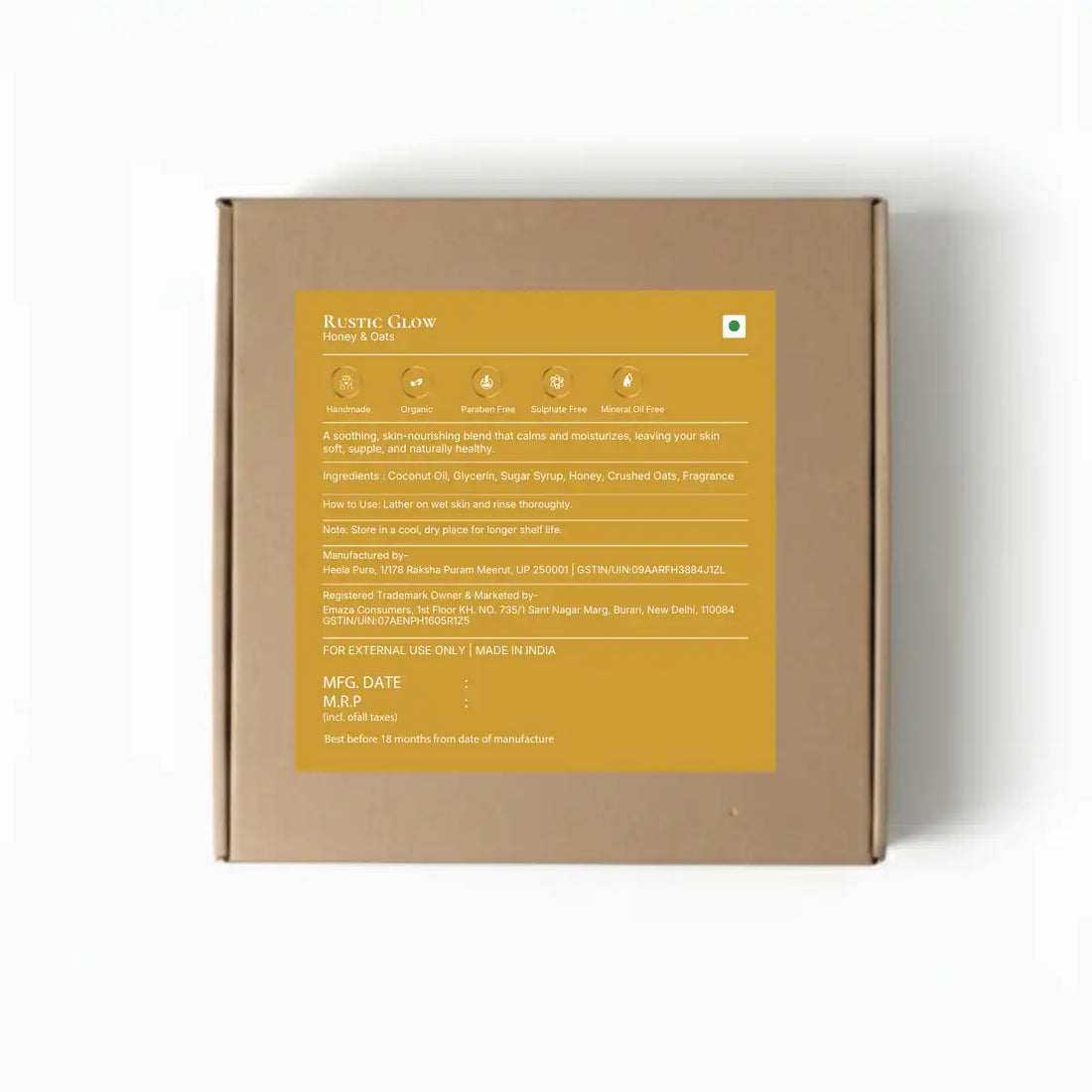 Rustic Glow – Honey & Oats