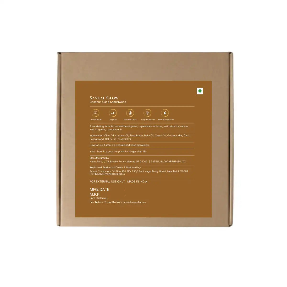 Santal Glow – Coconut, Oat & Sandalwood