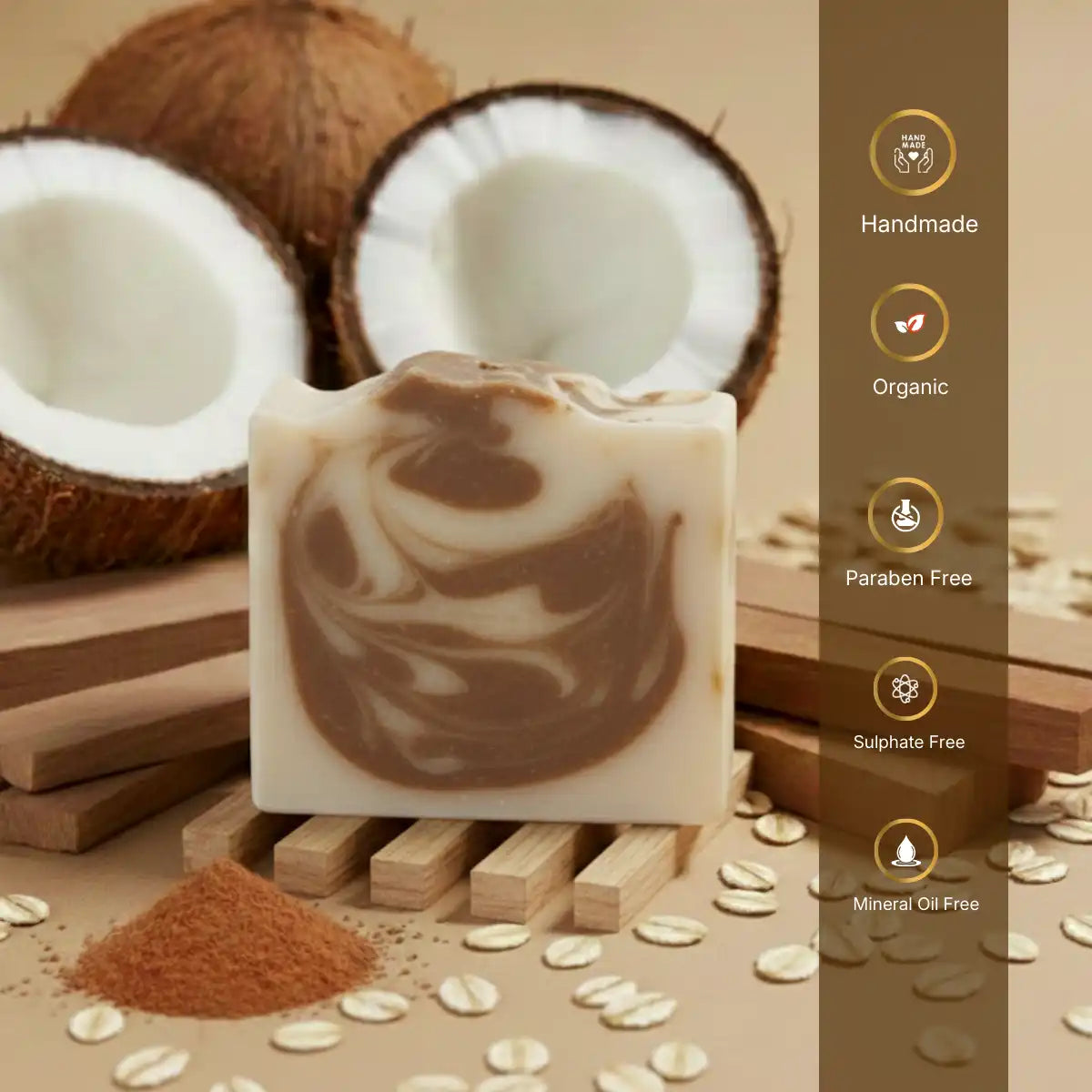 Santal Glow – Coconut, Oat & Sandalwood