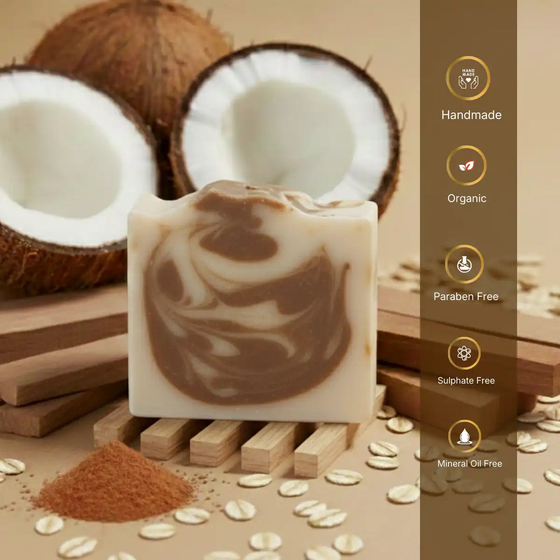 Santal Glow – Coconut, Oat & Sandalwood