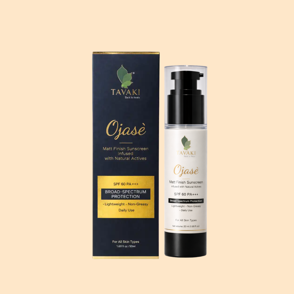 Tavaki Ojase Matt Finish Sunscreen SPF 60 PA+++