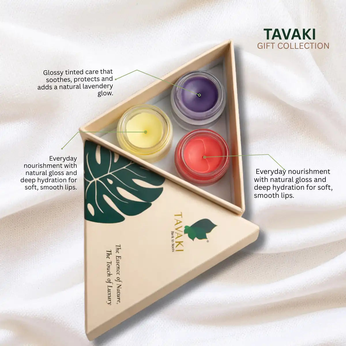Tavaki Lip Ritual Trio (SPF 20+++)