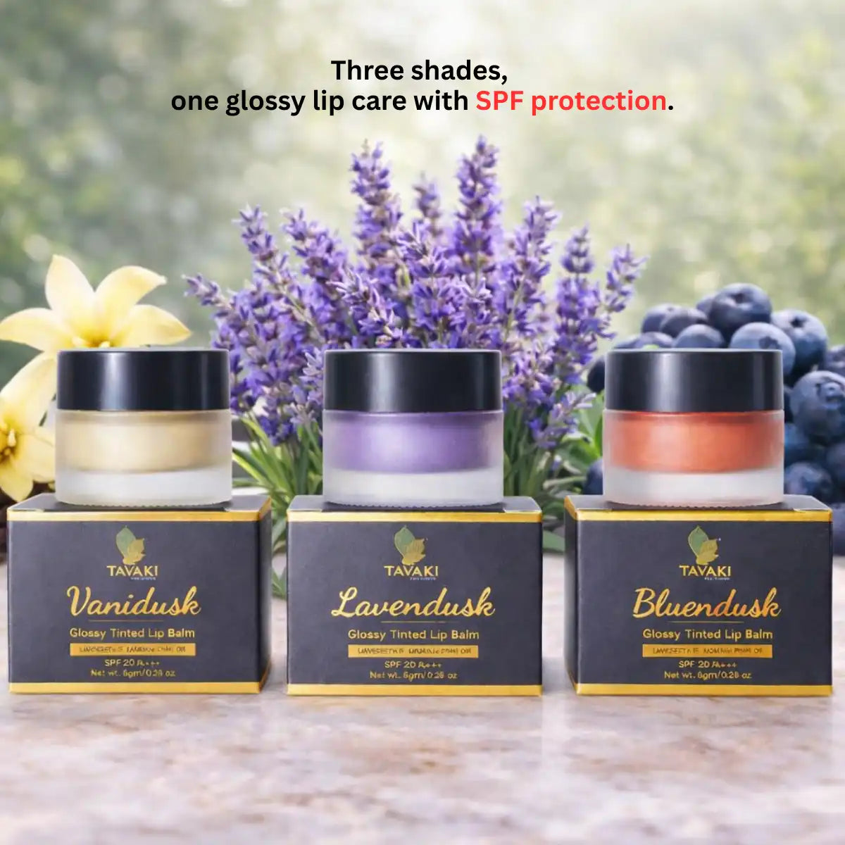 Tavaki Lip Ritual Trio (SPF 20+++)