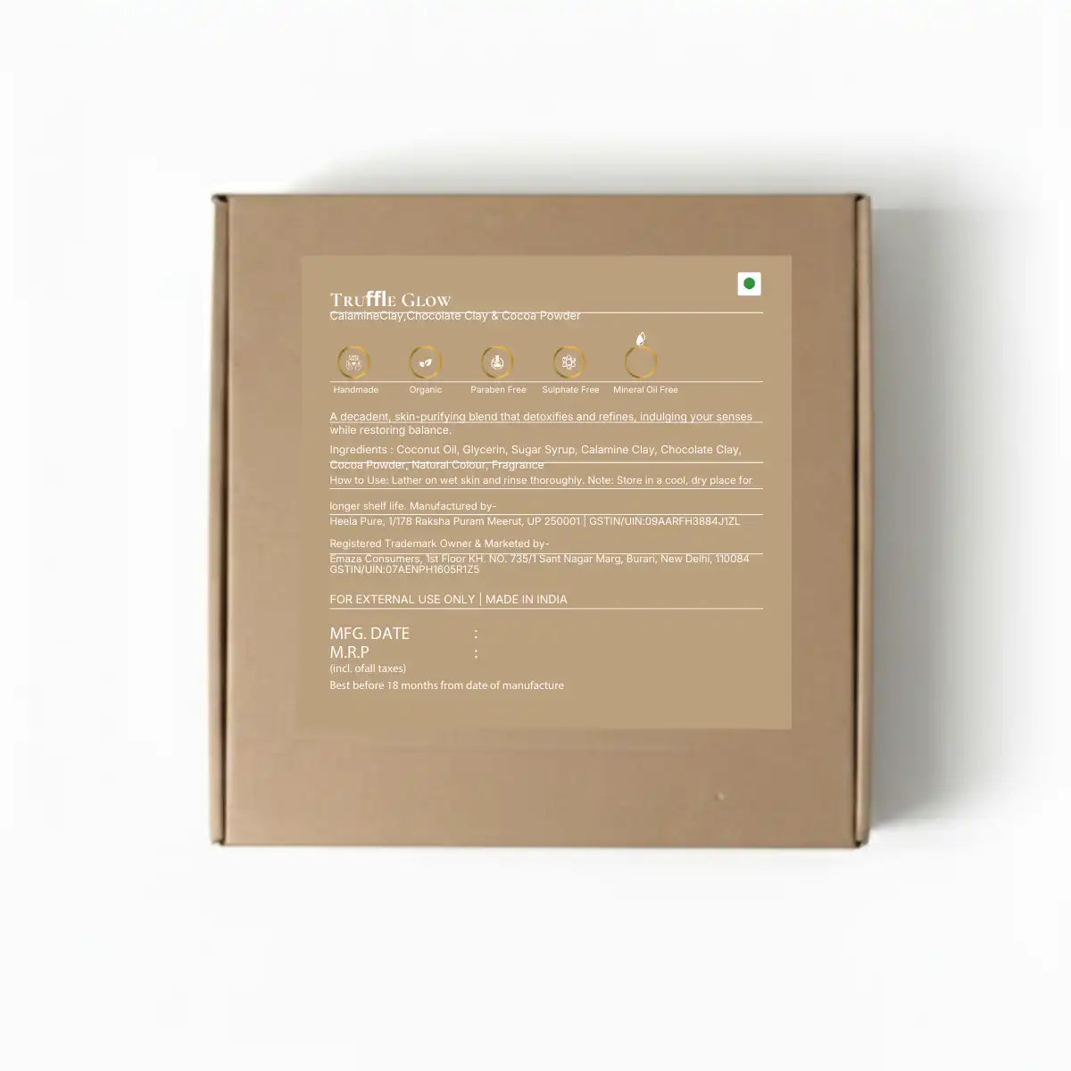 Truffle Glow – Calamine Clay, Chocolate Clay & Cocoa Powder