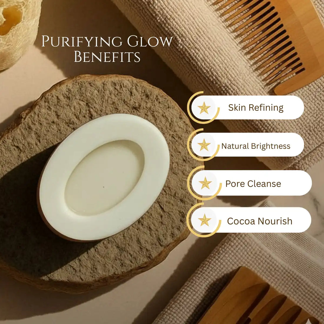 Truffle Glow – Calamine Clay, Chocolate Clay & Cocoa Powder