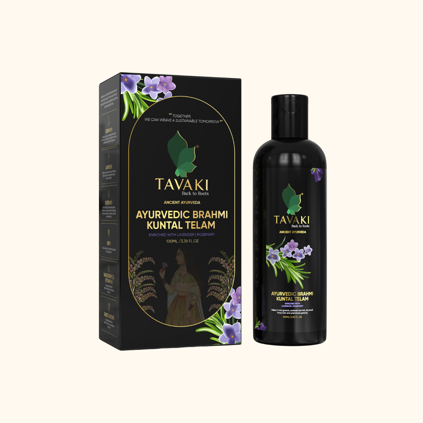 Ayurvedic Brahmi Kuntal With Rosemery Oil