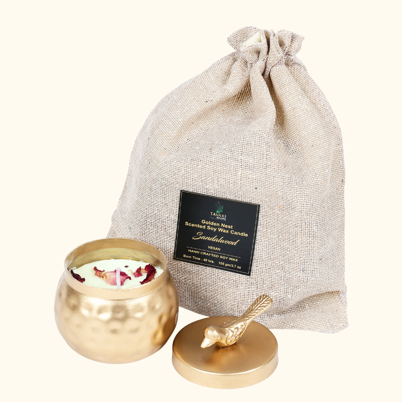 Golden Nest Scented Soy Wax Candle