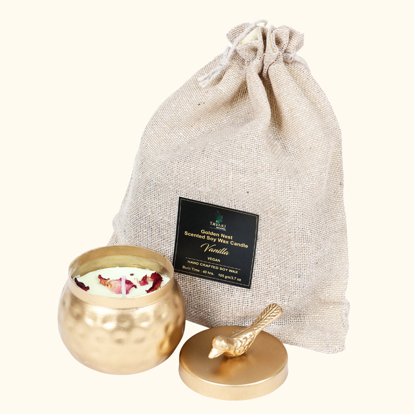 Golden Nest Scented Soy Wax Candle