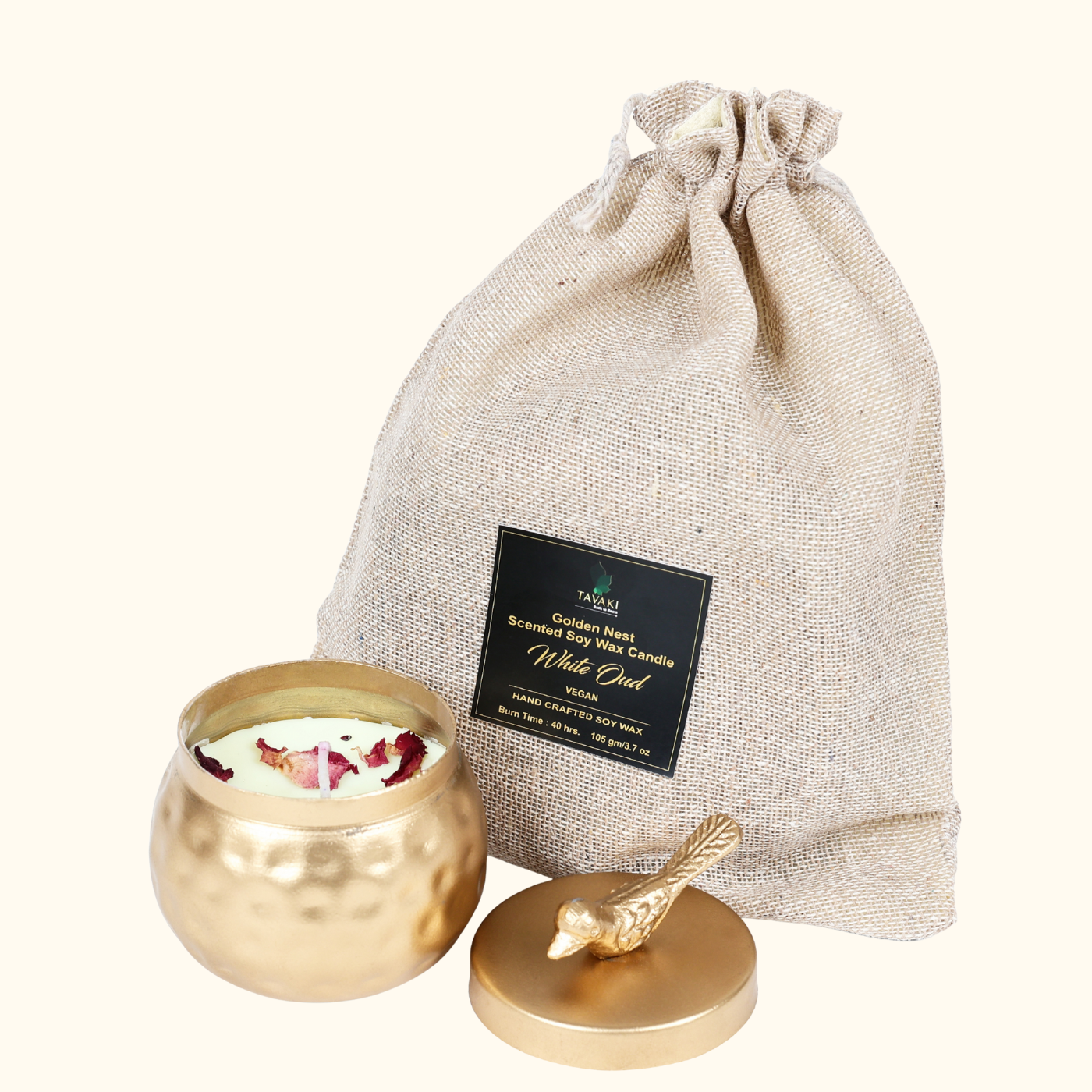 Golden Nest Scented Soy Wax Candle