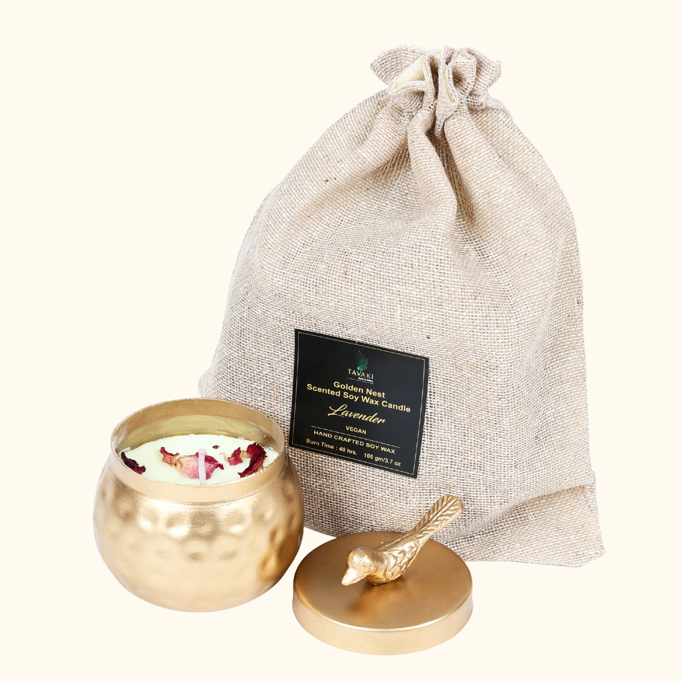 Golden Nest Scented Soy Wax Candle