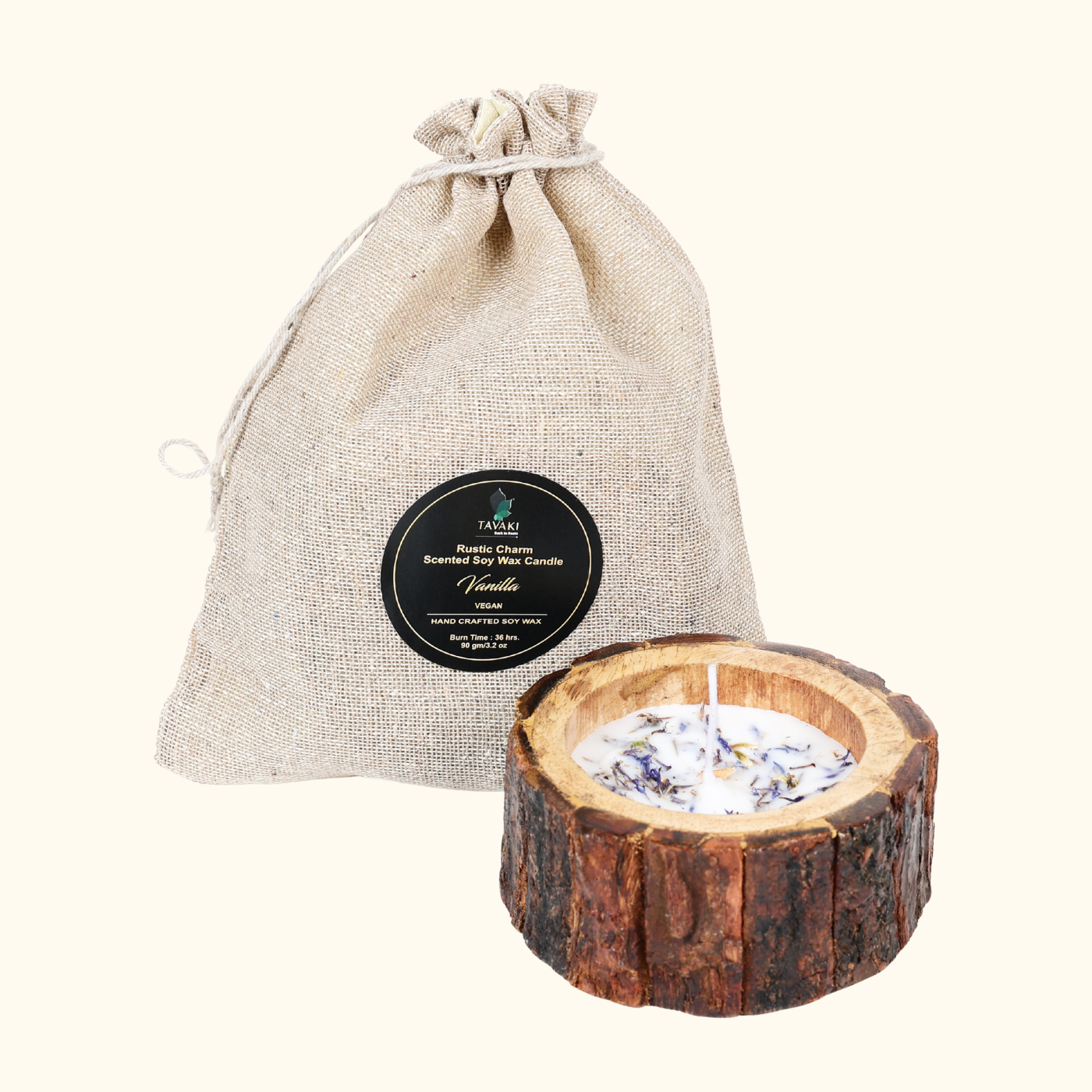 Rustic Charm Scented Soy Wax Candle