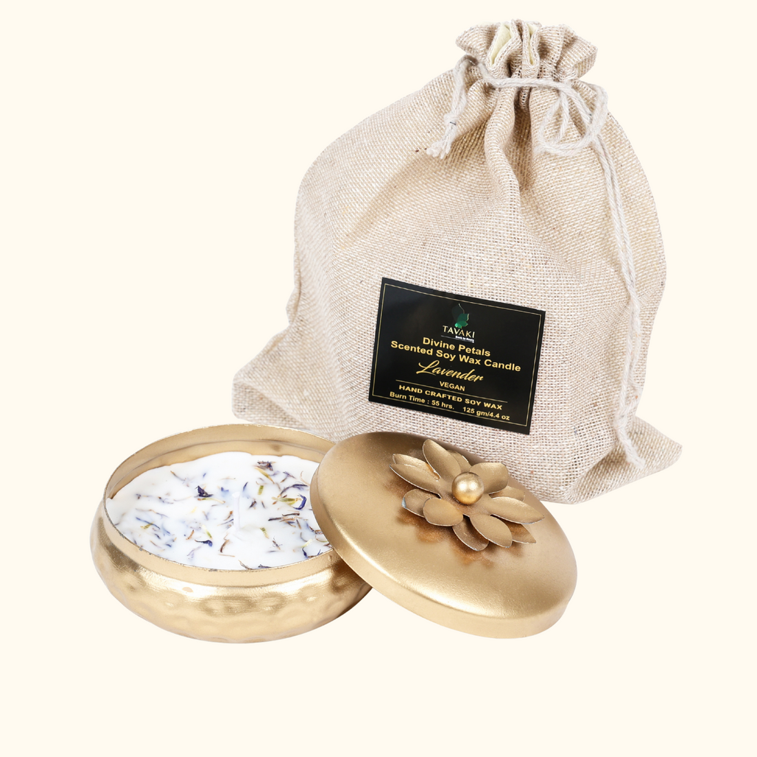 Divine Petals Scented Soy Wax Candle