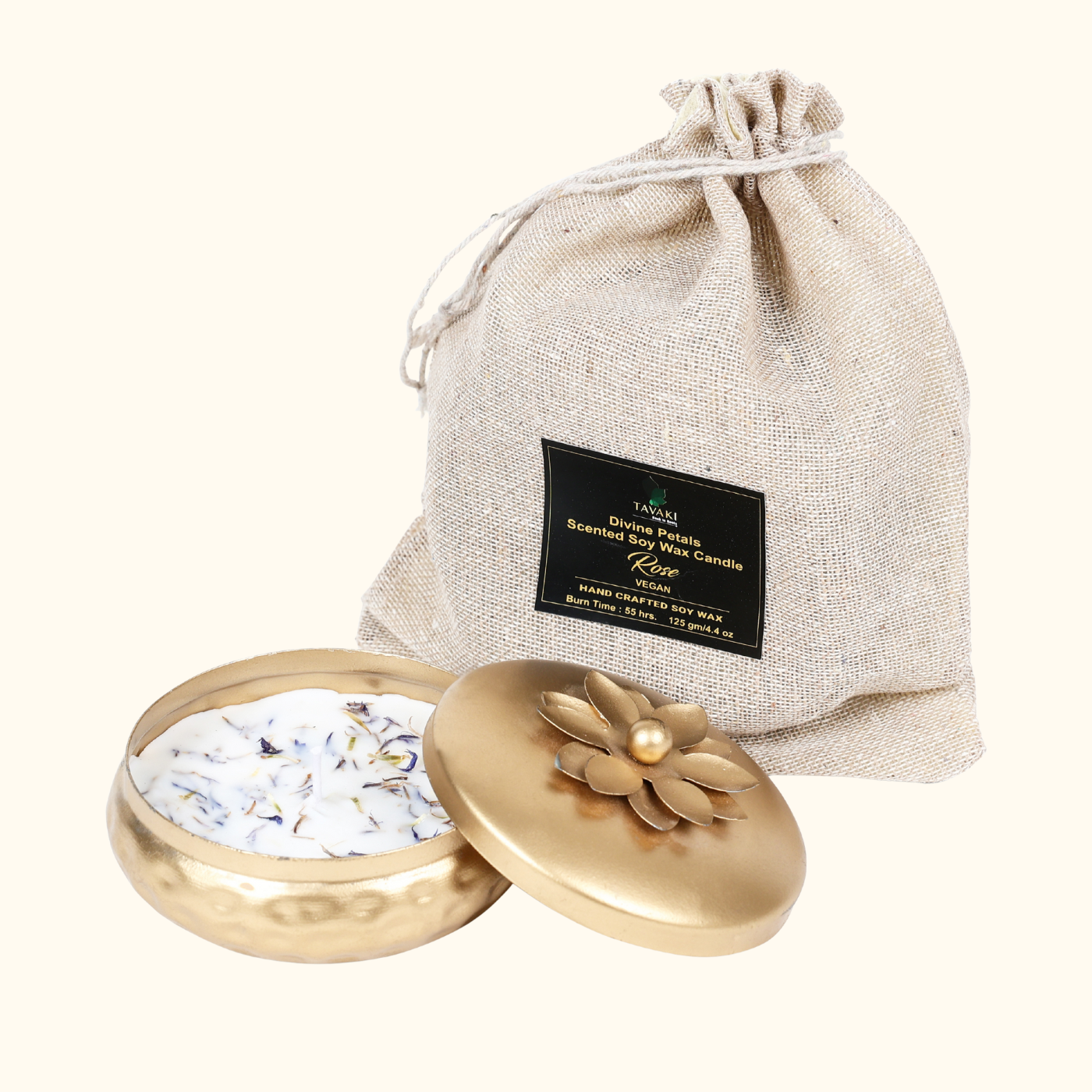 Divine Petals Scented Soy Wax Candle