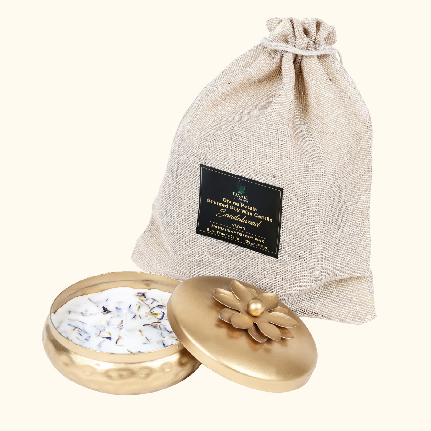 Divine Petals Scented Soy Wax Candle